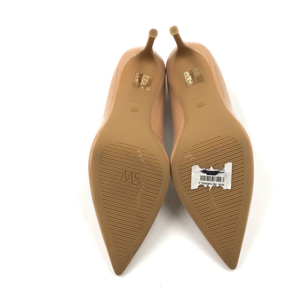 Stuart Weitzman Linsi 75 Pump Adobe Patent Leather Size 8.5 - Picture 10 of 10